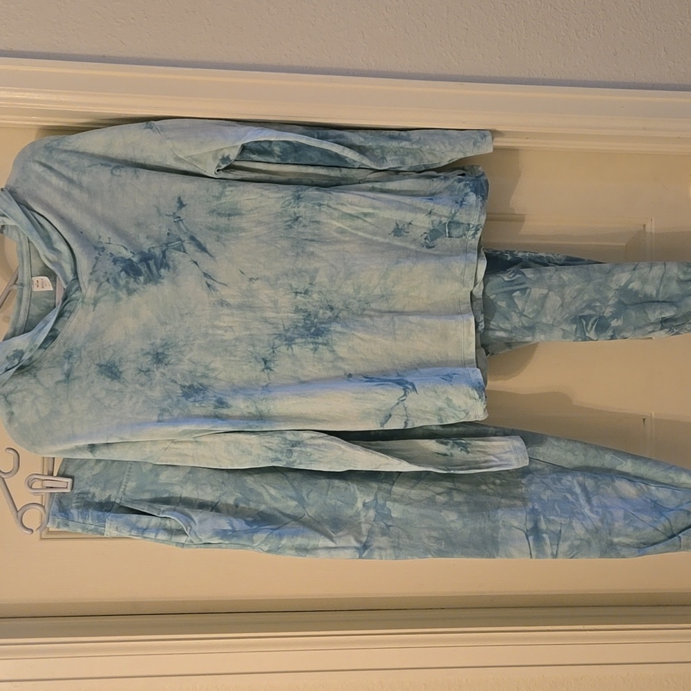 Marika Women's Green Tie Dye Lounge Suit
